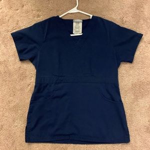 Uniform advantage navy scrub top